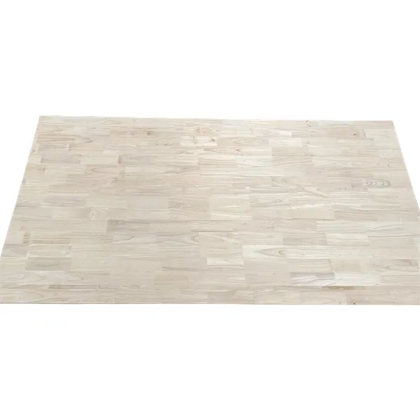 Planche en bois d'hévéa de 18 mm pour table