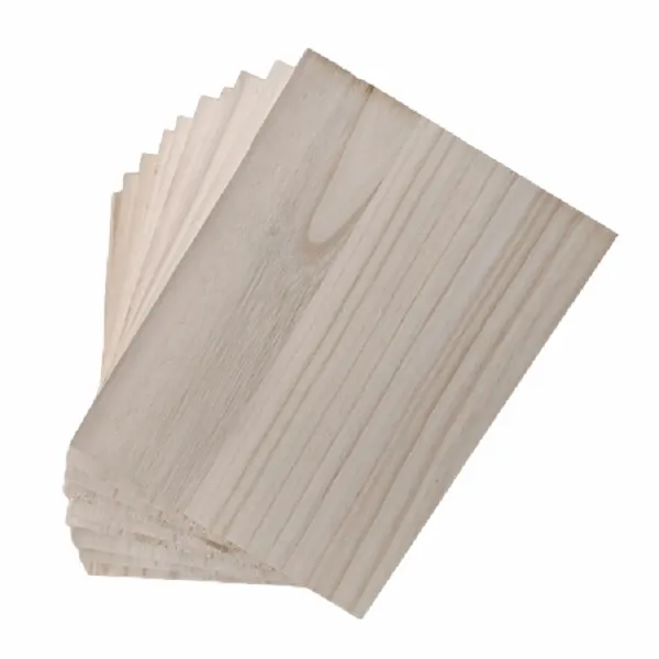 Panneau collé sur chant en paulownia