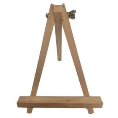 Chevalets d'affichage sur support en bois